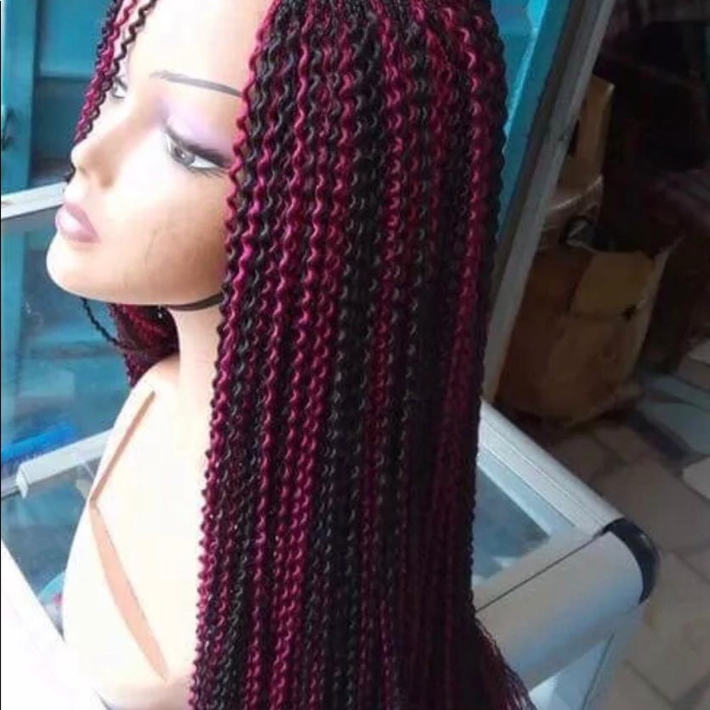 Two Tones Watermelon Twisting Wig - image 2